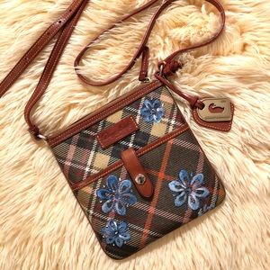 Hand Painted Leather Crossbody bag